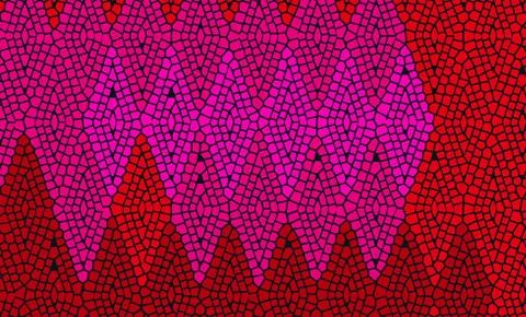 Wide mosaic background - vector illustration Stock Illustration