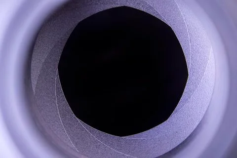 Wide open aperture on a manual camera lens Stock Photos