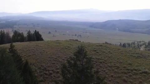Wide of open expanse of land Stock Footage 155457740