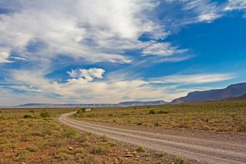 Wide open Karoo landscape Stock Photos