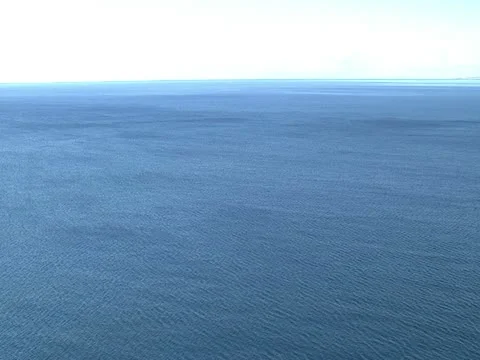 Wide Open Pacific Ocean Stock Footage