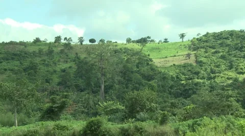 WIDE PAKRO LANDSCAPE Stock Footage 58930806