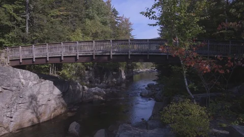 Wide pan white mt Stock Footage 91361002