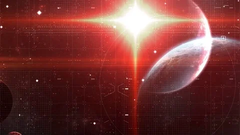 A wide panel of outer space. Abstract background 2 Stock Footage 77525887