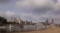 Wide Panorama Dresden Skyline Baroque Rococo City Center Symbol Germany Landmark HD Footage