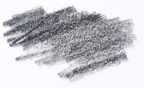 Wide patch of black graphite hatching, uneven grainy texture Illustrazione stock