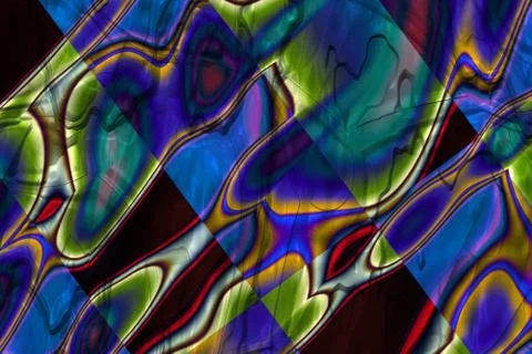 Wide polychrome glass background Stock Illustration