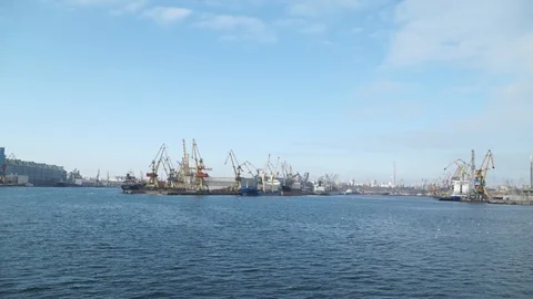 Wide port Stock Footage 86802353