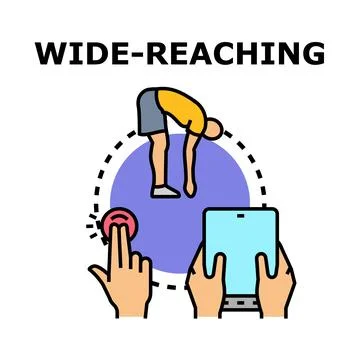 Wide reaching global digital communication and connection Stock Illustration
