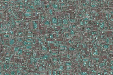 Wide repeating abstract electronic background 스톡 일러스트