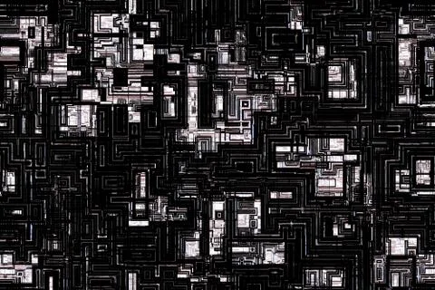 Wide repeating abstract high tech background 스톡 일러스트