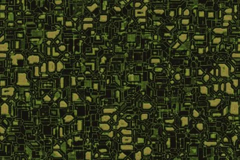 Wide repeating abstract high tech background Stock Illustration