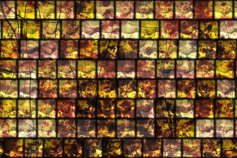 Wide repeating amber tile  background Stock Illustration