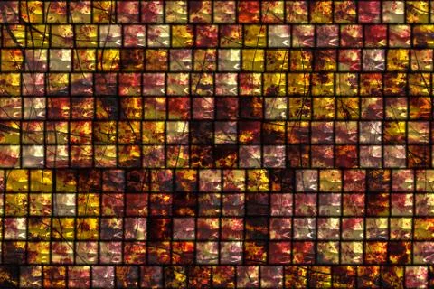 Wide repeating amber tile  background Illustrazione stock