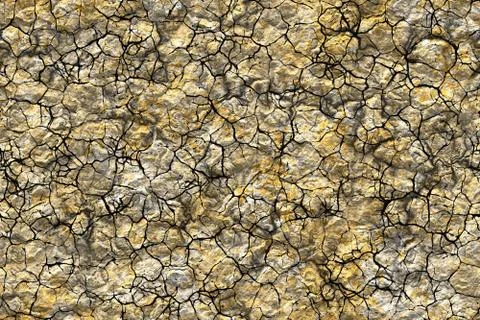 Wide repeating cracked soil pattern 스톡 일러스트