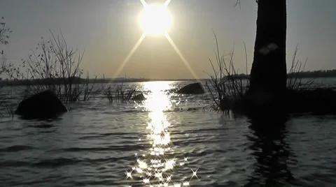 The wide river Dnepr Vídeo Stock 38731728