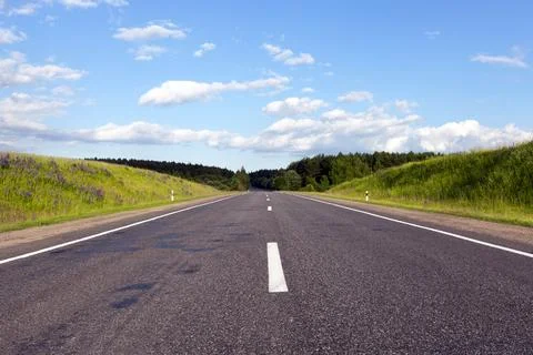 Wide road Stock Photos