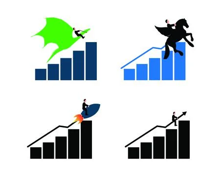 Wide screen arrows icon+ on white Stock Illustration