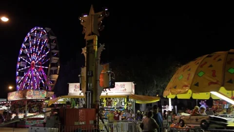 Wide Shot of Carnival 2 Stock Footage 6576322