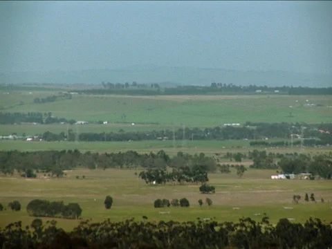 Wide shot of country. Stock Footage 80243390