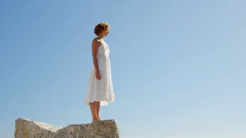 Wide Shot, Lockdown, 10 Seconds Or Greater, Clear Sky, Outdoors, Day, Side View, Stock Footage 95819323
