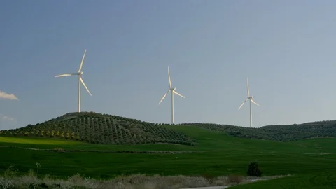 Wide Shot, Lockdown, 20 Seconds Or Greater, Non Urban Scene, Hill, Nature, Stock-Footage 95917370