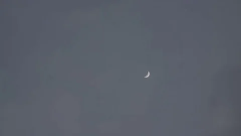 Wide Shot of the Moon - Log 스톡 동영상 85439954