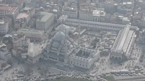 Wide shot of Mosque Stock-Footage 329190244