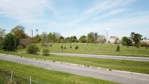 Wide shot of Niagra Falls Stock Footage 90051924