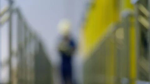 Wide Shot, Rack Focus, Lockdown, 10 Seconds Or Greater, Outdoors, Day, Working, Stock Footage 94101972