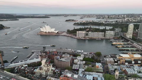 Wide shot of Sydney Stock Footage 317554991