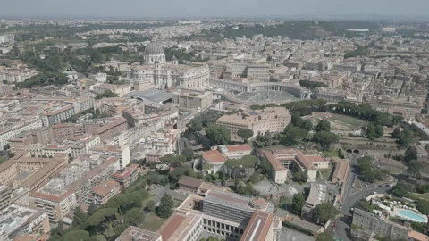 Wide shot Vatican Stock Footage 312282562
