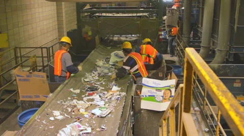 WIDE SORTING PLATFORM Stock Footage 6529835