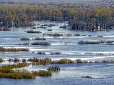 Wide-spread river Stock Photos