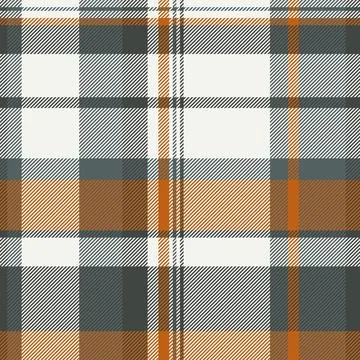 Wide tartan seamless pattern, wool plaid check textile. Paint background ve.. Stock Illustration