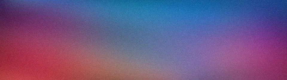 Wide vibrant gradient background with blue purple and red abstract grainy b.. イラスト素材