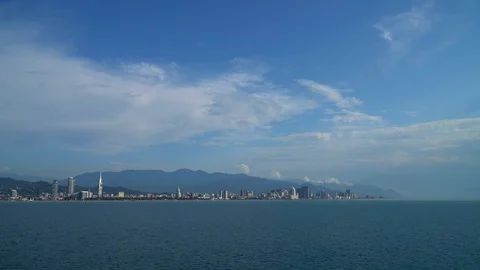 Wide View of Batumi Stock Footage 99657729