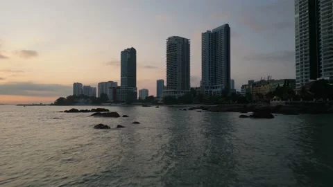 Wide view of city scape Stock Footage 237171723