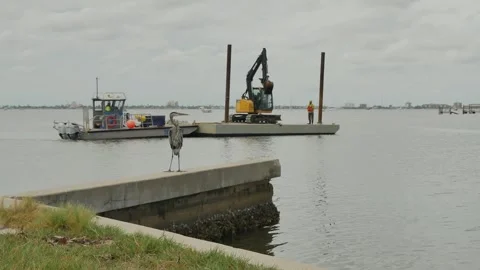 Wide view Editorial Use Only October 8, 2024. Gulfport, FL, USA.view across outl Stock Footage 288053902