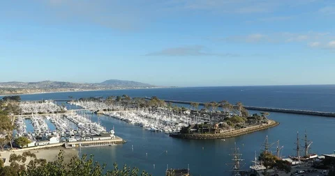 Wide view of a Marina Video stock 102152830