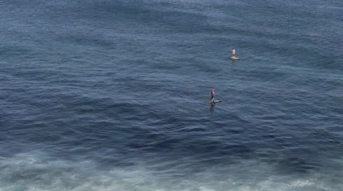 Wide view of Paddleboarders 動画素材 41459717