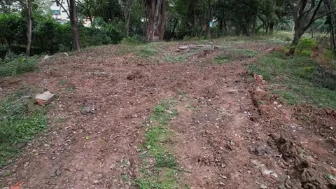 Wide view shows Eco Friendly Bio Digester System for Efficient Waste Breakdow Stock Footage 336624835