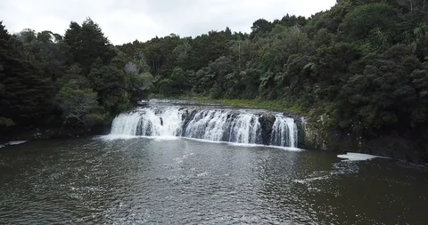 Wide Waterfall #1 Stock Footage 110996874