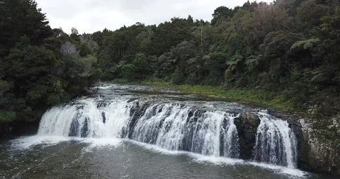 Wide Waterfall #2 Stock Footage 110996652