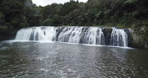 Wide Waterfall #3 Stock Footage 110996248
