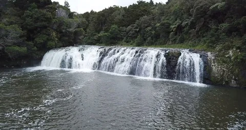 Wide Waterfall #4 Stock Footage 110998212