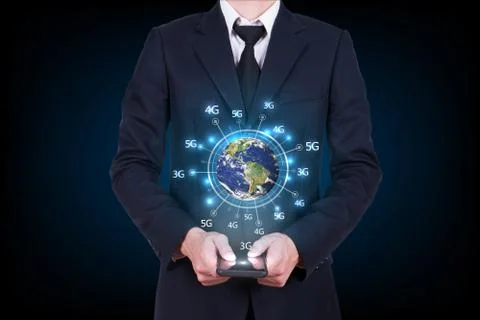 Wide web connection concept Stock Photos