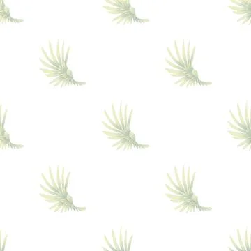 Wide wing pattern seamless vector Stockillustratie