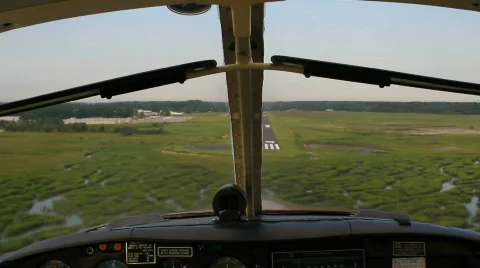 WideAngleLanding Stock Footage 815990