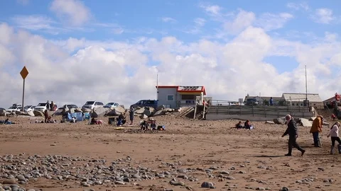 Widemouth Bay Cornwall Stock Footage 99230095